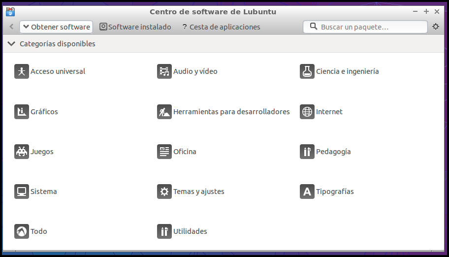 lubuntu-centro-software