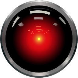 Ojo cámara del computador HAL 9000