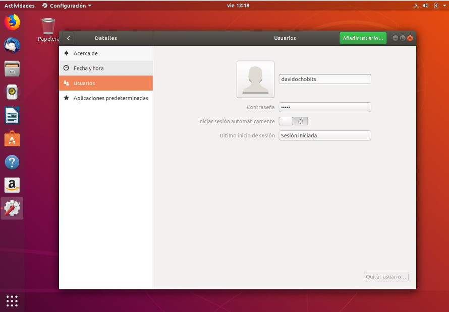 Detalles de usuarios en Ubuntu