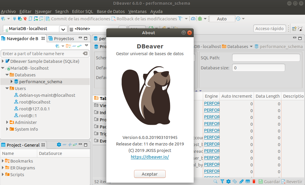 sqlite dbeaver