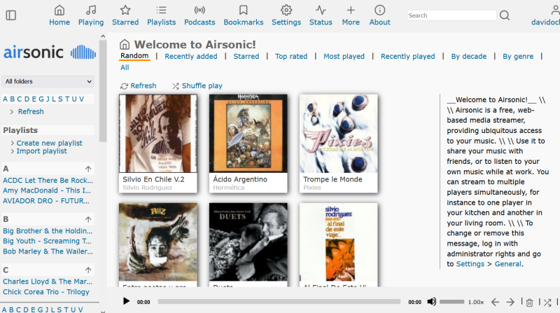 Airsonic Advanced Nuestra Biblioteca De M sica En Todas Partes Airsonic Advanced Nuestra Biblioteca De M sica En Todas Partes